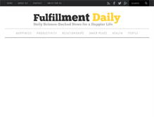 Tablet Screenshot of fulfillmentdaily.com